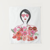 バレンタインの上品I タペストリー (正面)