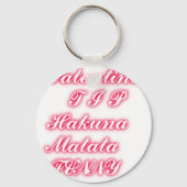 バレンタインの先端おもしろいはロマンチックな色 キーホルダー (正面)