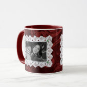 バレンタインの写真のマグ マグカップ (正面左)