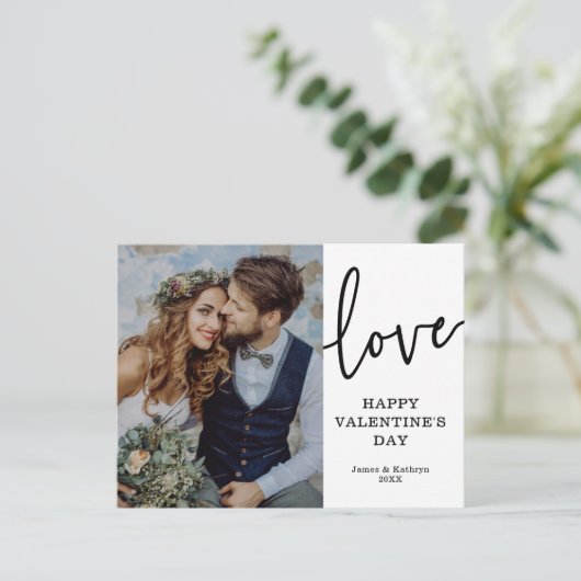 バレンタインの写真はがき シーズンポストカード (スタンド正面)