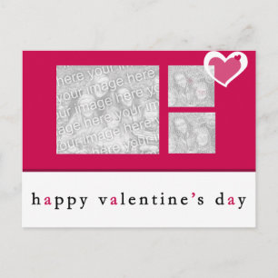 バレンタインの写真はがき シーズンポストカード