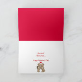 バレンタインの写真カード シーズンカード (内部)