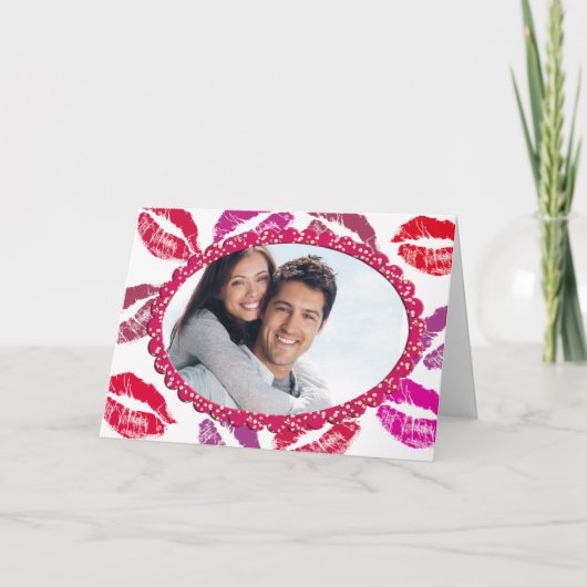 バレンタインの写真カード シーズンカード (正面)