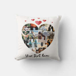 バレンタインの写真ハートギフト クッション
