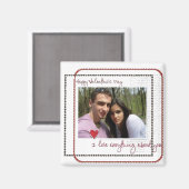 バレンタインの写真磁石 マグネット (正面/裏面)