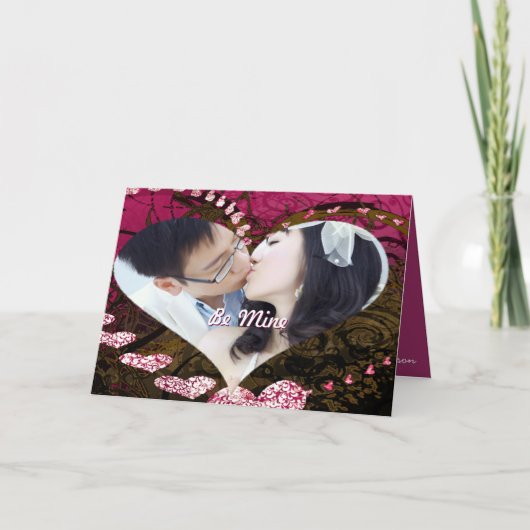 バレンタインの写真 –  シーズンカード (正面)