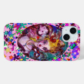 バレンタインの化粧用マスクと紙吹雪 Case-Mate iPhoneケース (裏面 (横))