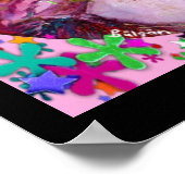 バレンタインの化粧用マスク ポスター (角)