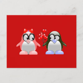 バレンタインの可愛い愛 シーズンポストカード