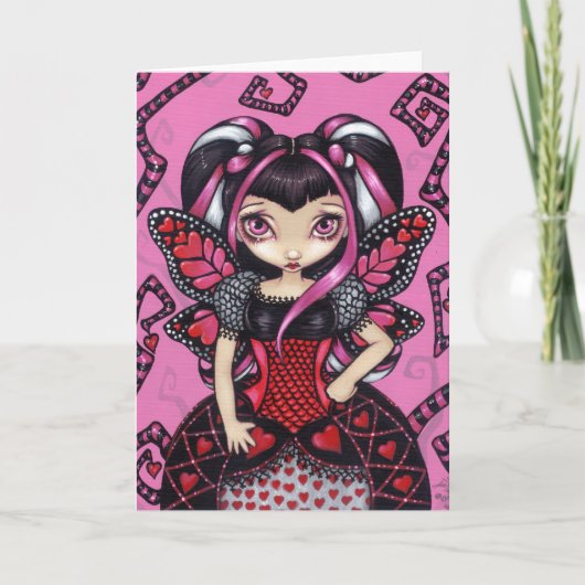 「バレンタインの場所」グリーティングカード シーズンカード (正面)