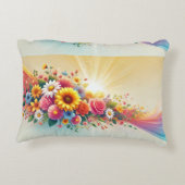 バレンタインの大きカスタムい枕 アクセントクッション (裏面)