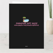 バレンタインの夫あなたが大好きビッグカード カード (裏面)