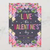 バレンタインの妊娠の発表ベビーが明らかにする シーズンカード (正面/裏面)