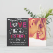 バレンタインの妊娠の発表ベビーが明らかにする シーズンカード (スタンド正面)