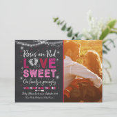 バレンタインの妊娠の発表ベビーが明らかにする シーズンカード (スタンド正面)