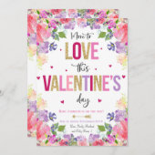 バレンタインの妊娠の発表ベビーが明らかにする シーズンカード (正面/裏面)