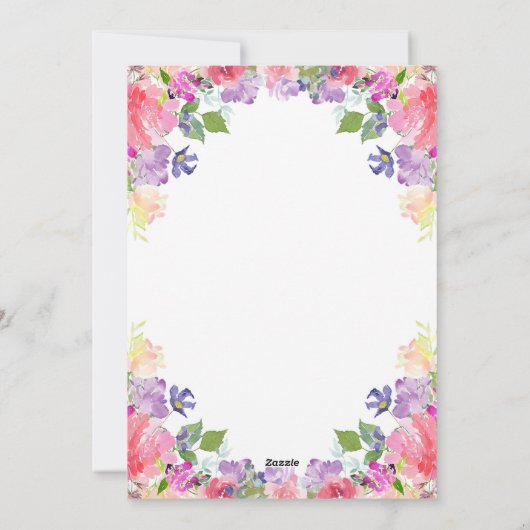 バレンタインの妊娠の発表ベビーが明らかにする シーズンカード (裏面)