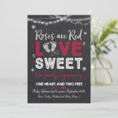 バレンタインの妊娠の発表ベビーが明らかにする 招待状 (スタンド正面)