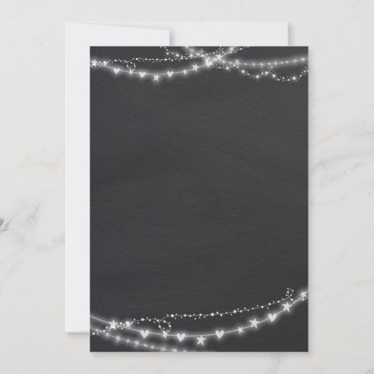 バレンタインの妊娠の発表ベビーが明らかにする 招待状 (裏面)