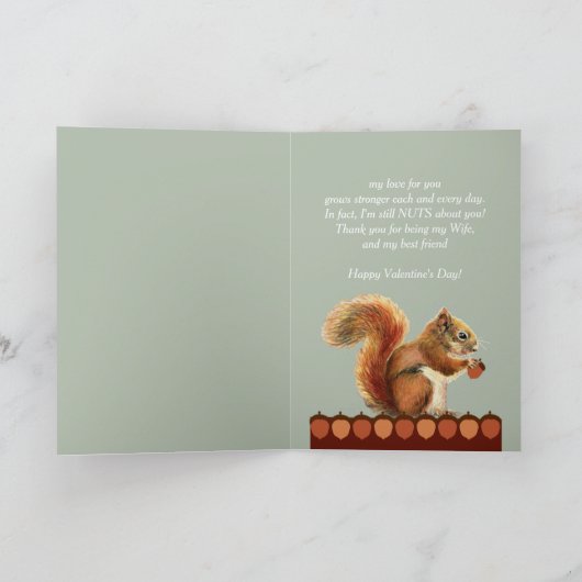 バレンタインの妻の友人はまだあなたのことを気に入っている カード (内部)