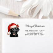 バレンタインの子犬バラ-ラブラドール- Black Lab ラベル (インサイチュ)