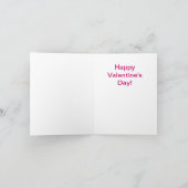 バレンタインの子犬- Frenchie: カード (内部)