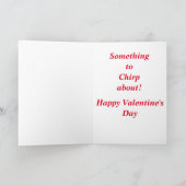 #バレンタインの小さな鳥 カード (内部)