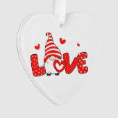 バレンタインの小人 オーナメント (正面)