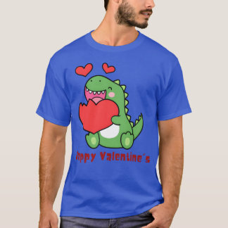 バレンタインの少年に愛の恐竜を Tシャツ