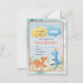 バレンタインの幸せと一緒に私を怒らせる ノートカード (正面)