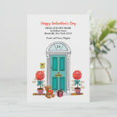 バレンタインの引っ越しの発表 シーズンカード (スタンド正面)