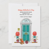 バレンタインの引っ越しの発表 シーズンカード (正面)