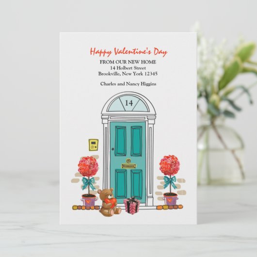 バレンタインの引っ越しの発表 シーズンカード (スタンド正面)