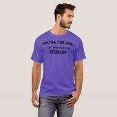 バレンタインの引用 ふざけた Tシャツ (正面フル)