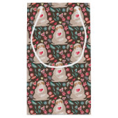 バレンタインの怠惰パターン スモールペーパーバッグ (裏面)