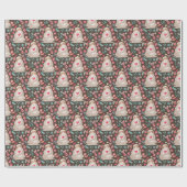 バレンタインの怠惰パターン ラッピングペーパー (フラット)