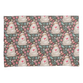 バレンタインの怠惰パターン 枕カバー (正面右)