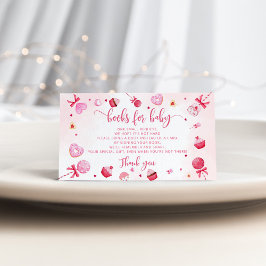 バレンタインの恋人の本ベビーチケット エンクロージャーカード