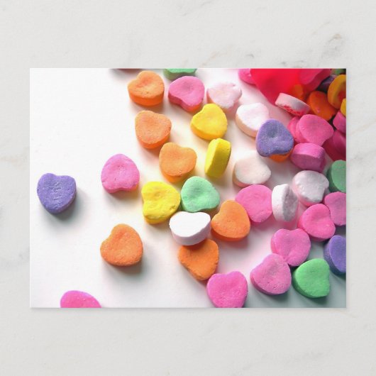 バレンタインの恋人キャンデー シーズンポストカード (正面)