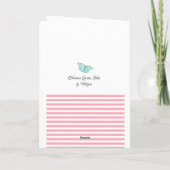 バレンタインの恋人 KJV聖書の詩とメッセージ付き カード (裏面)