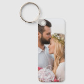 バレンタインの愛の写真 カップル記念品 キーホルダー (正面)
