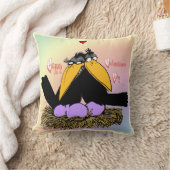 バレンタインの愛の巣の記念品の枕 クッション (ブランケット)