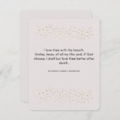 バレンタインの愛の詩、エリザベス・バレット・ブラウニング (正面/裏面)