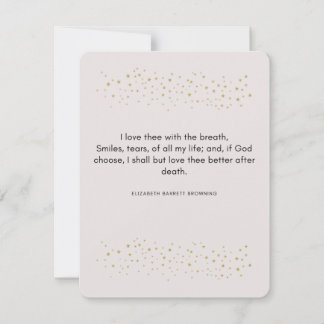 バレンタインの愛の詩、エリザベス・バレット・ブラウニング