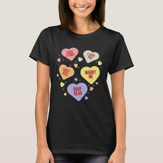 バレンタインの愛の詩 Tシャツ (正面)
