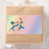 バレンタインの愛の鳥の出荷ラベル ラベル (インサイチュ)