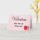 バレンタインの愛は勝たない カード (黄色い花)