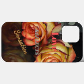 バレンタインの愛は感覚を反映 Case-Mate iPhoneケース (裏面 (横))