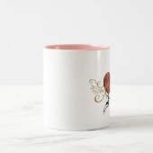 バレンタインの愛 ツートーンマグカップ (中央)