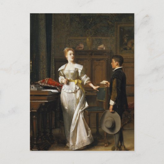 バレンタインの手紙 シーズンポストカード (正面)